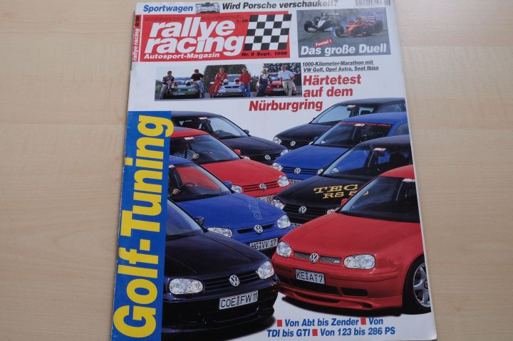 Deckblatt Rallye Racing (09/1998)